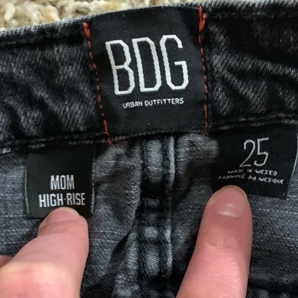 Urban outfitters BDG black/grey jean shirts size 25 - Picture 3 of 3